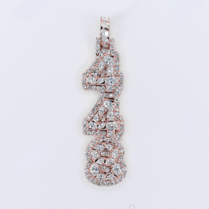 10k Gold Lab Diamond 448 Custom Pendant - 60640
