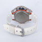 Diamond G-Shock DW-6900 Custom Glacier Bezel - White Band  - 40089
