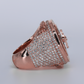 10k Solid Gold Diamond Custom Roulette Ring - 30394