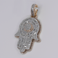 10k Gold Diamond Hamsa Pendant - 60664