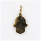 14k Solid Gold Diamond Hamsa Pendant - 60608
