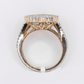 10k Solid Gold Baguette Diamond Heart Ring - 30380