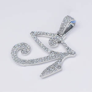 14k Solid Gold Diamond Eye Of Horus Pendant - 60583