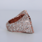 10k Solid Gold Custom Hustle Lab Diamond Ring - 30398
