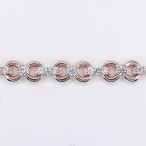 925 Silver VVS Lab Diamond Bracelet - 20232