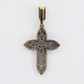 10k Gold Lab Diamond Celestial Crucifix Pendant - 60580