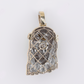10k Gold Diamond Jesus Head Pendant - 60623