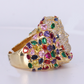 10k Solid Gold Jesus Lab Diamond Ring - 30399