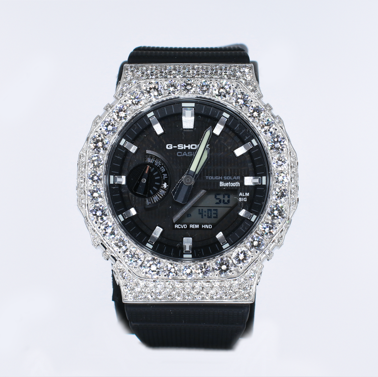 Lab Diamond G-Shock GM2100 - Black Band  - 40094