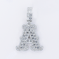 10k Gold Lab Diamond Initial Pendants - 60640