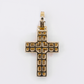 10k Gold Diamond Cross Pendant - 60632