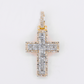 10k Gold Diamond Cross Pendant - 60632