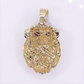 10k Yellow Gold Lion Pendant - 60587