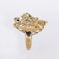 10k Solid Gold Diamond Lion Men's Ring - 30347