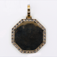 10k Gold Diamond Octagon Picture Pendant - 60668