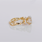 14k Solid Gold Lab Diamond Oval Cut Engagement Ring - 30364