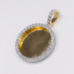 10k Solid Gold Lab Diamond Picture Pendant - 60585