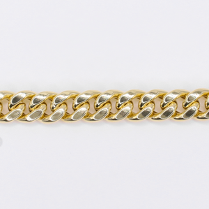 10k Gold 7mm Cuban Bracelet - 20235