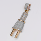 10k Gold Diamond Plug Pendant - 60633