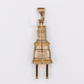 10k Gold Diamond Plug Pendant - 60633