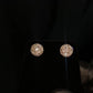 14k Solid Gold Upside Down Lab Diamond 10mm Earrings - 50292