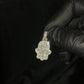 10k Solid Gold Diamond Hamsa Pendant - 60609