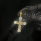10k Gold Diamond Cross Pendant - 60636