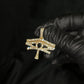14k Solid Gold Diamond Eye Of Horus Pendant - 60569