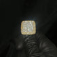 10k Solid Gold Lab Diamond Square Ring - 30381