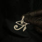 14k Solid Gold Diamond Eye Of Ra Pendant - 60583