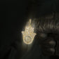 18k Gold Diamond Hamsa Pendant - 60639