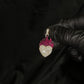 10k Gold Lab Diamond Burning Heart Pendant - 60616