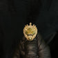 10k Solid Gold Diamond Lion Men's Ring - 30347