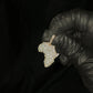 14k Solid Gold VS Diamond 3D Africa Pendant - 60428