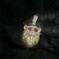 10k Yellow Gold Lion Pendant - 60587