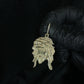 10k Solid Gold Diamond Jesus Pendant - 60603