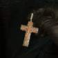 10k Gold Diamond Crucifix Pendant - 60651
