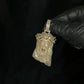 10k Gold Lab Diamond Jesus Pendant - 60650