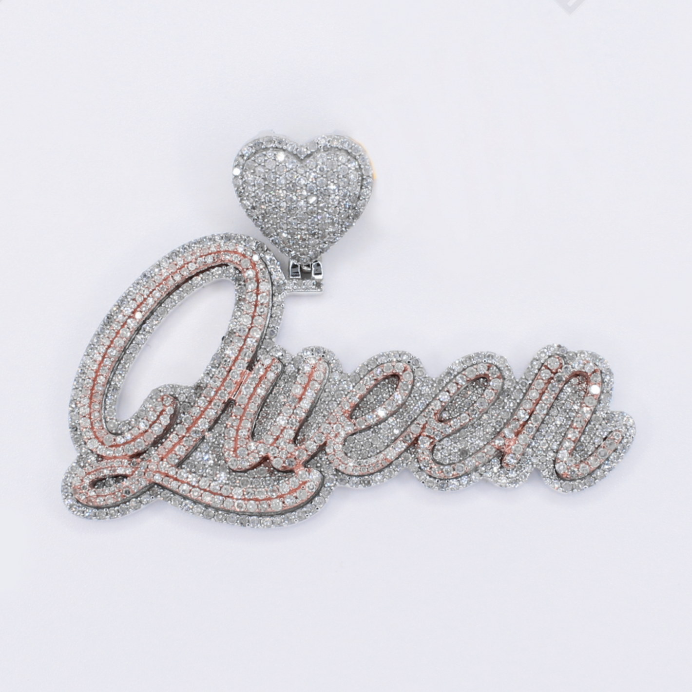 10k Gold Diamond Queen Pendant - 60622