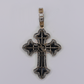 10k Gold Diamond Radiant Cross Pendant - 60652