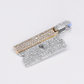 14k Solid Gold Diamond Razor Pendant - 60601