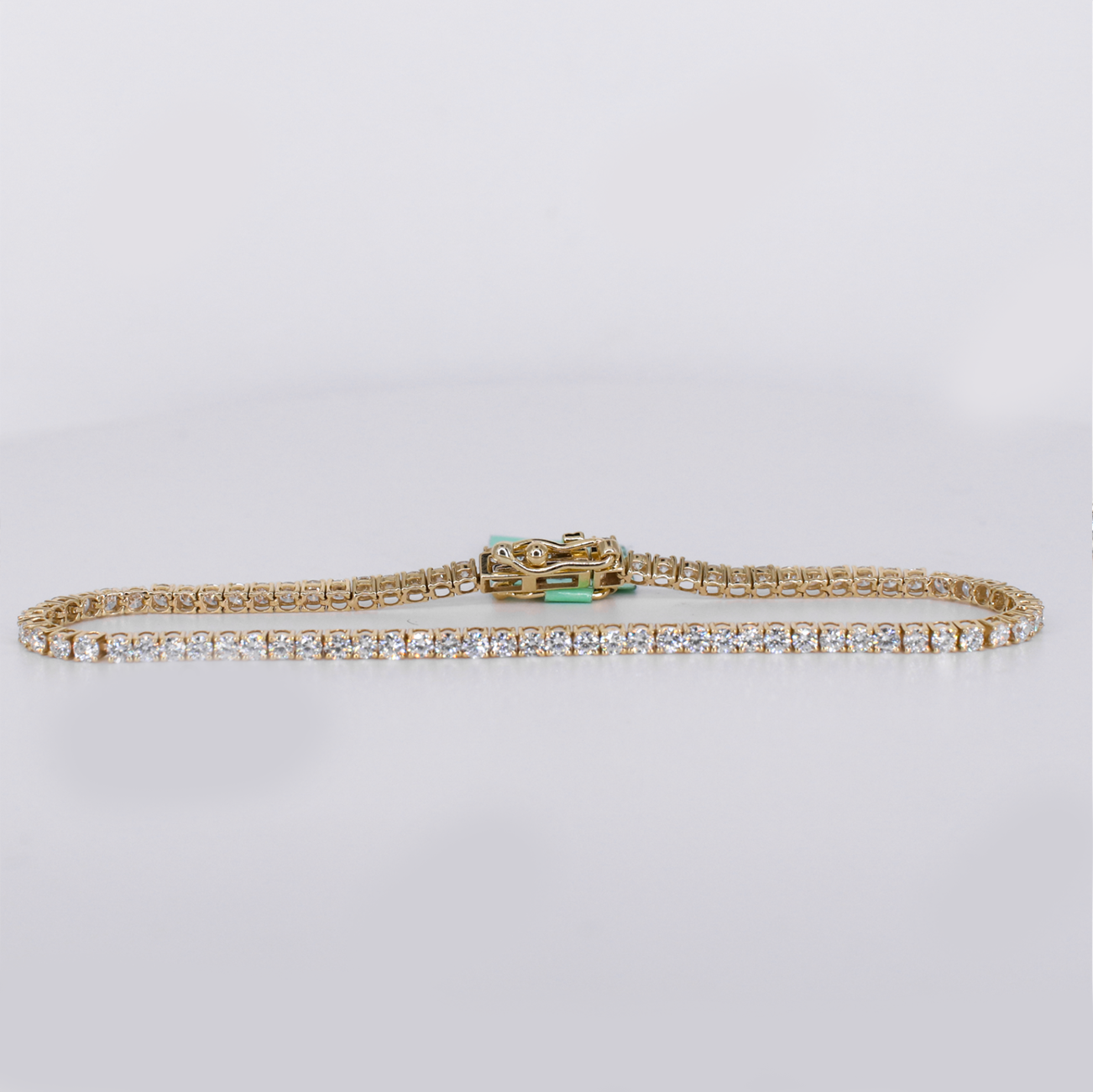 10k Gold Lab Diamond 2mm Tennis Bracelet - 20238