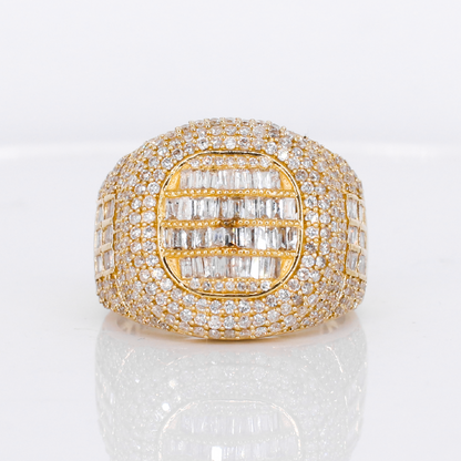 14k Solid Gold Baguette Diamond - 30373