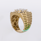 10k Solid Gold Lab Diamond Royal Apex Men's Ring - 30351