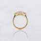 14k Solid Gold Diamond Heart Engagement Ring - 30326
