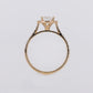 14k Solid Gold Diamond Round Cut Engagement Ring - 30321