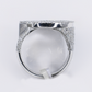 10k Solid Gold Diamond Moon & Star Men's Ring - 30361
