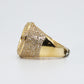 10k Solid Gold & Diamond Picture Ring