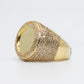 10k Solid Gold & Diamond Picture Ring