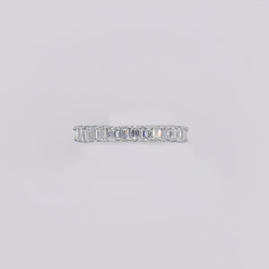14k Solid White Gold Diamond Engagement Ring - 30333